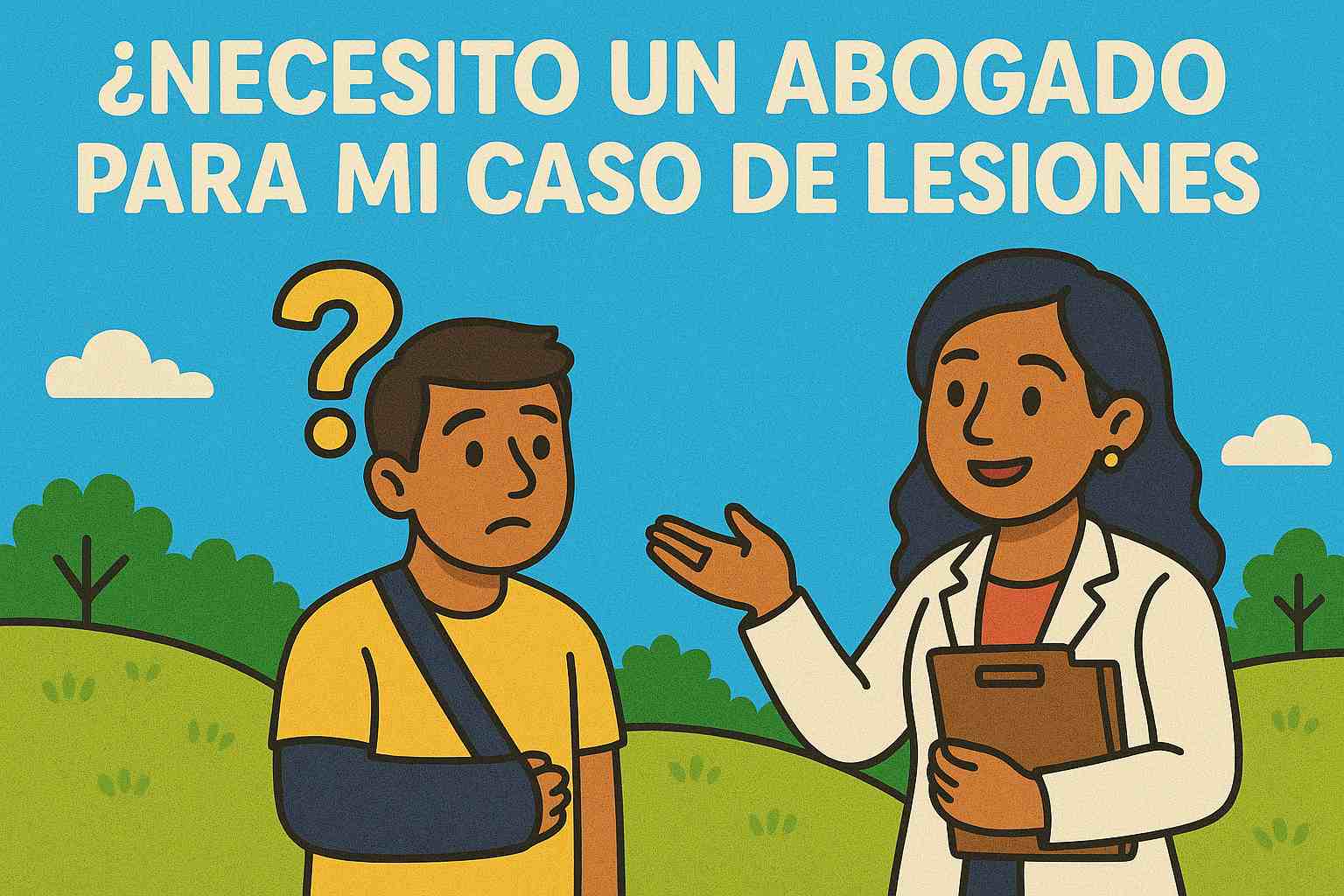 Necesito un abogado para mi caso de lesiones?