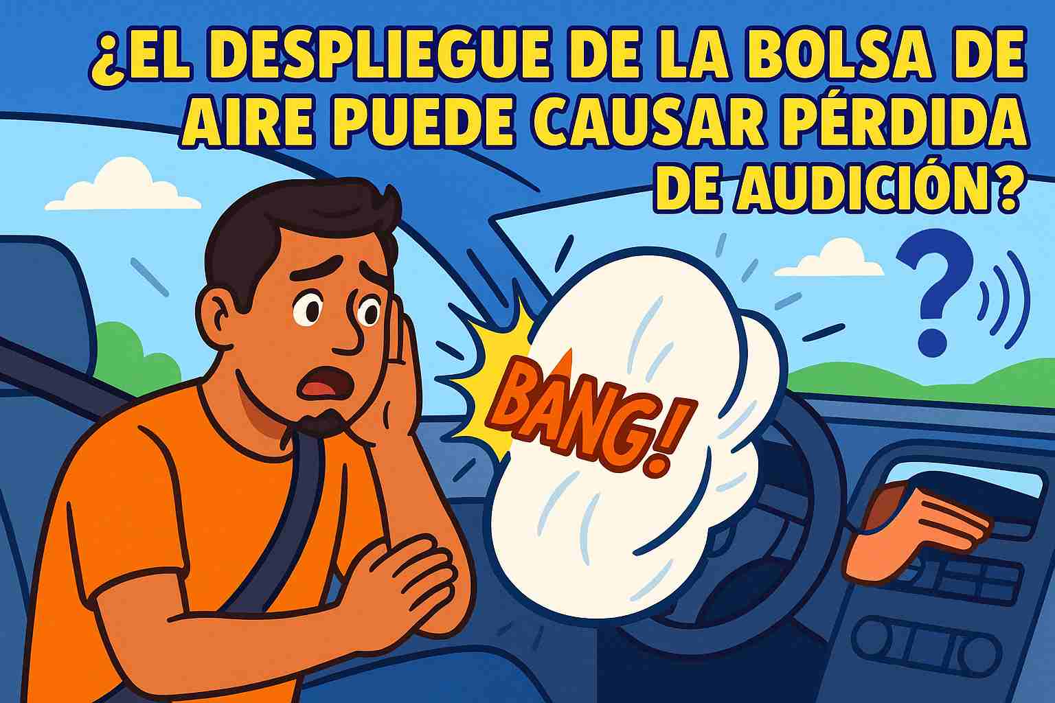 ¿Puede el Despliegue de la Bolsa de Aire Causar Pérdida de Audición?