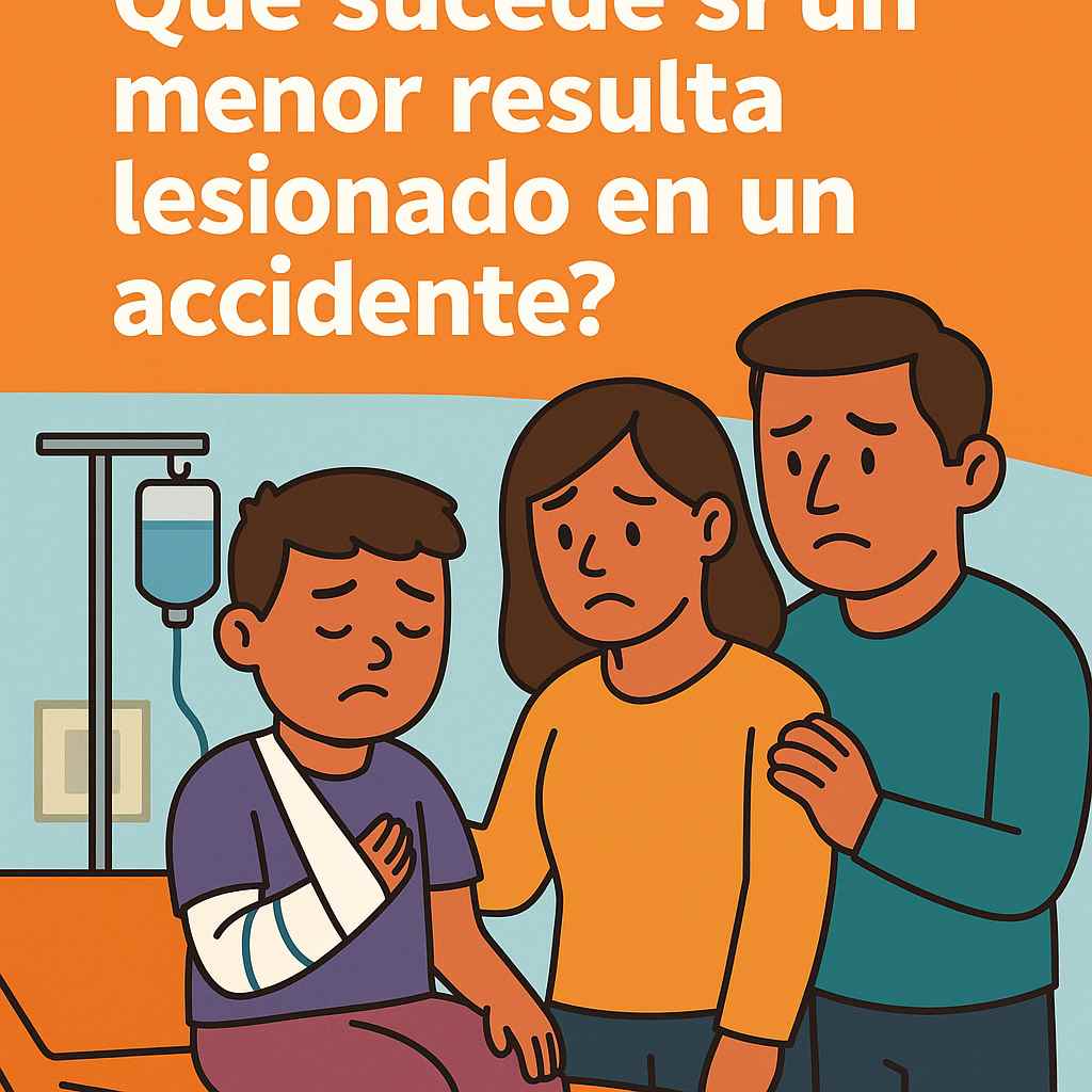 Qué pasa cuando un menor resulta lesionado en un accidente?