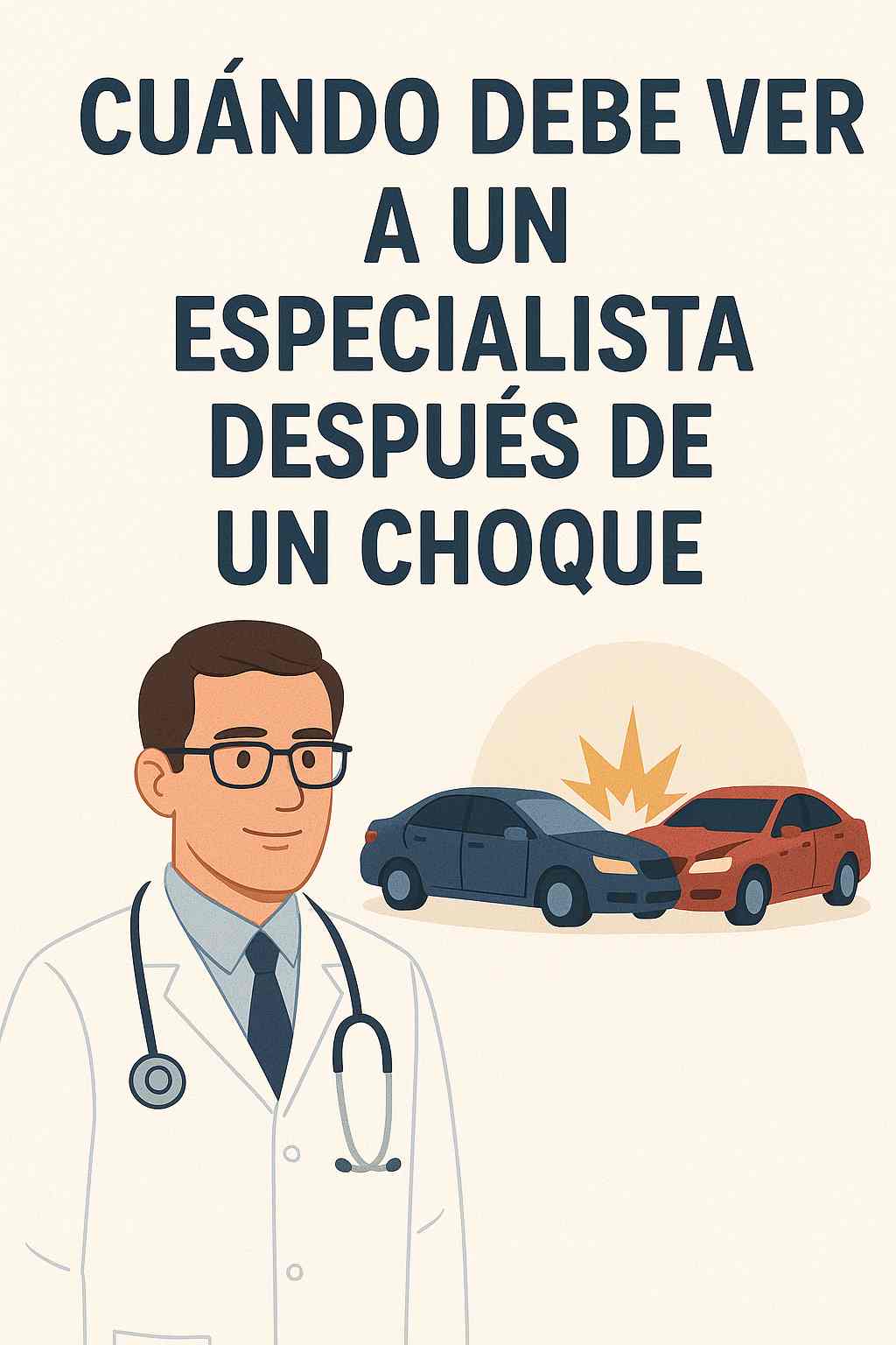 Cuándo debe ver a un especialista después de un choque