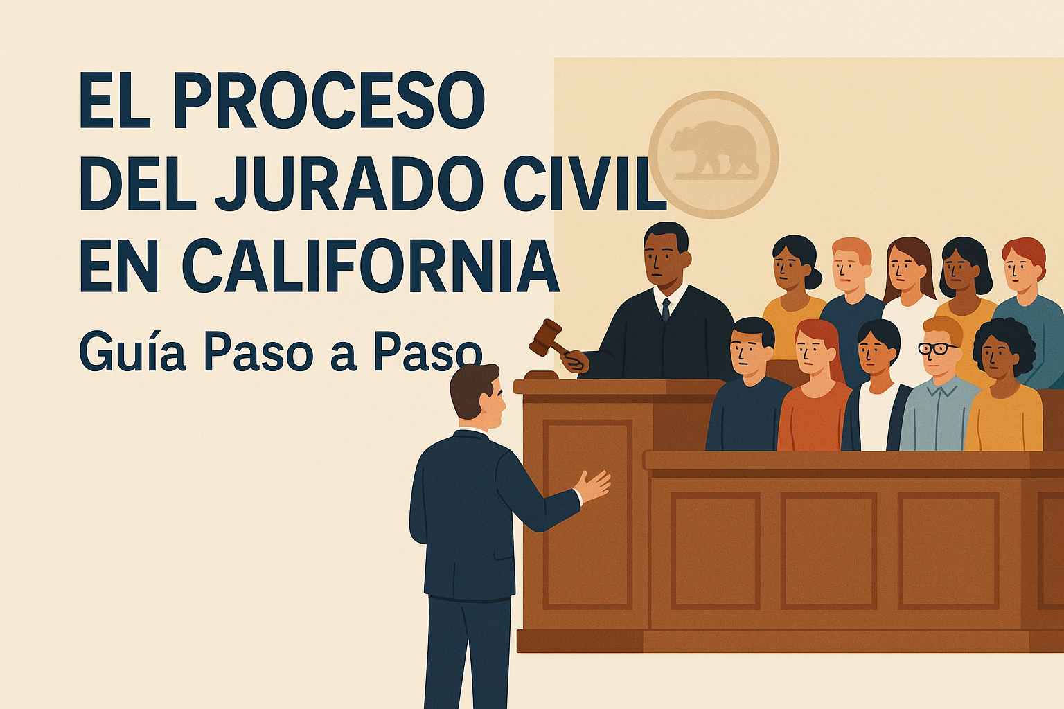 El proceso del jurado civil en California: guía paso a paso