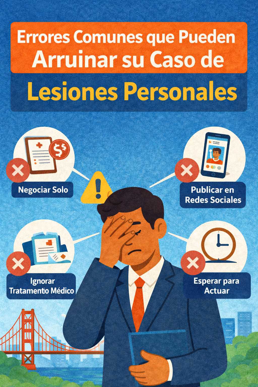 Errores Comunes que Pueden Arruinar su Caso de Lesiones Personales