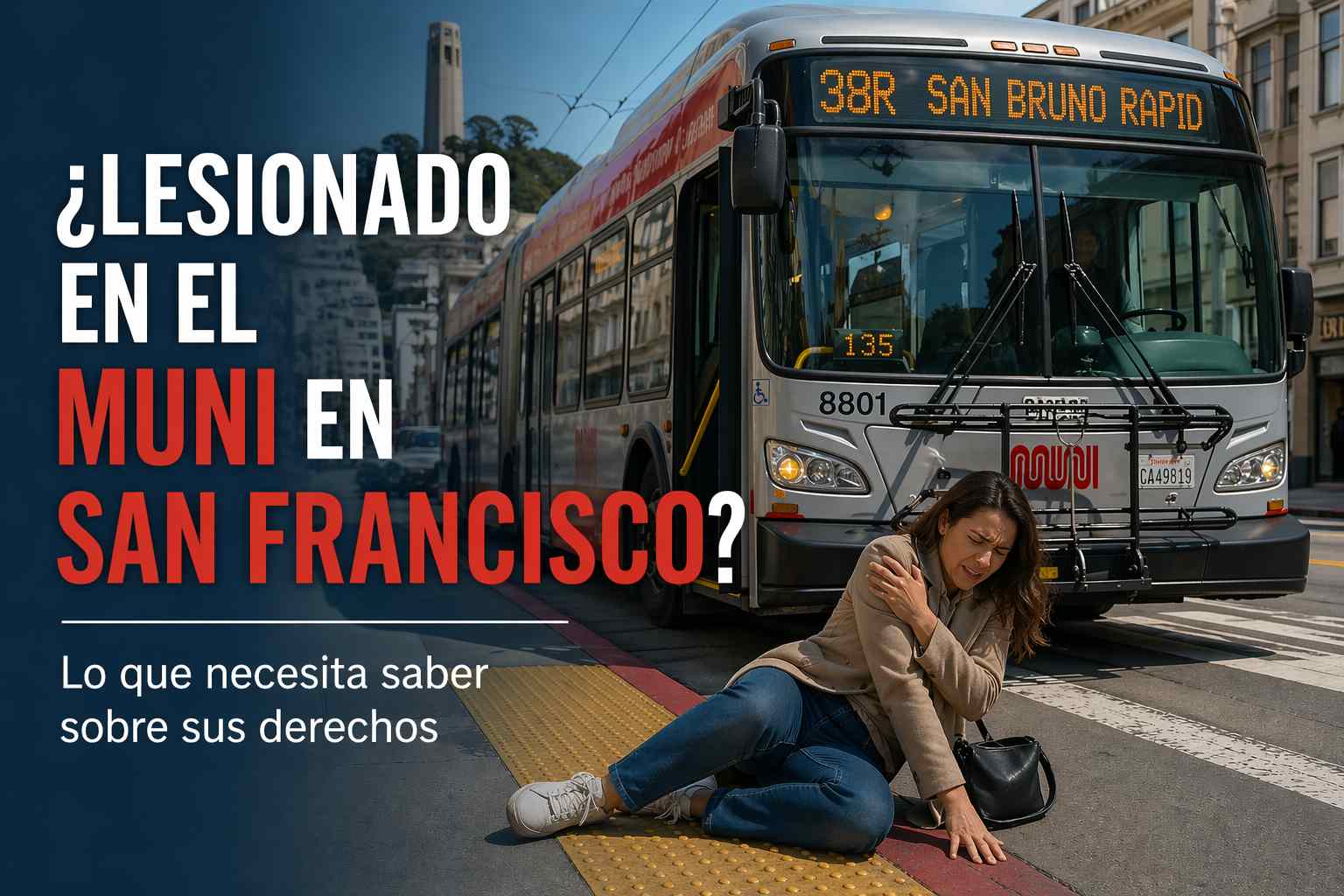 Lesionado en Muni en San Francisco
